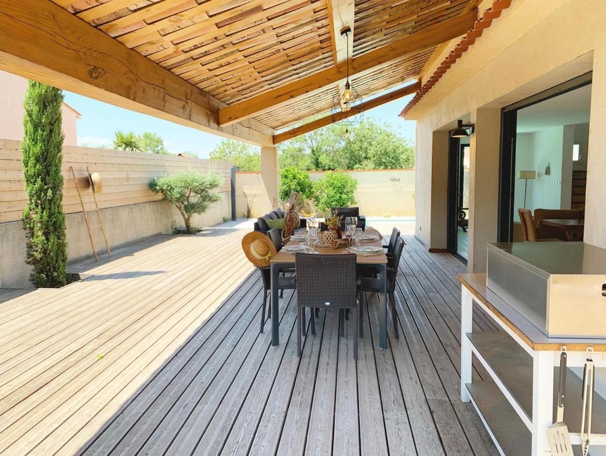 Le Petit Bali Spacieuse Villa Pour 8 Avec Piscine 생시프리앙 외부 사진